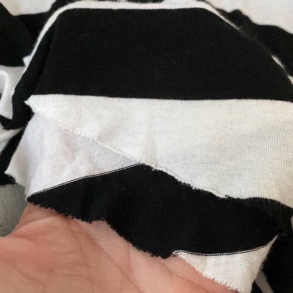 A.L.C. Black and White Striped Cinch Waist Tank Dress🖤🤍🖤 - Picture 11 of 15